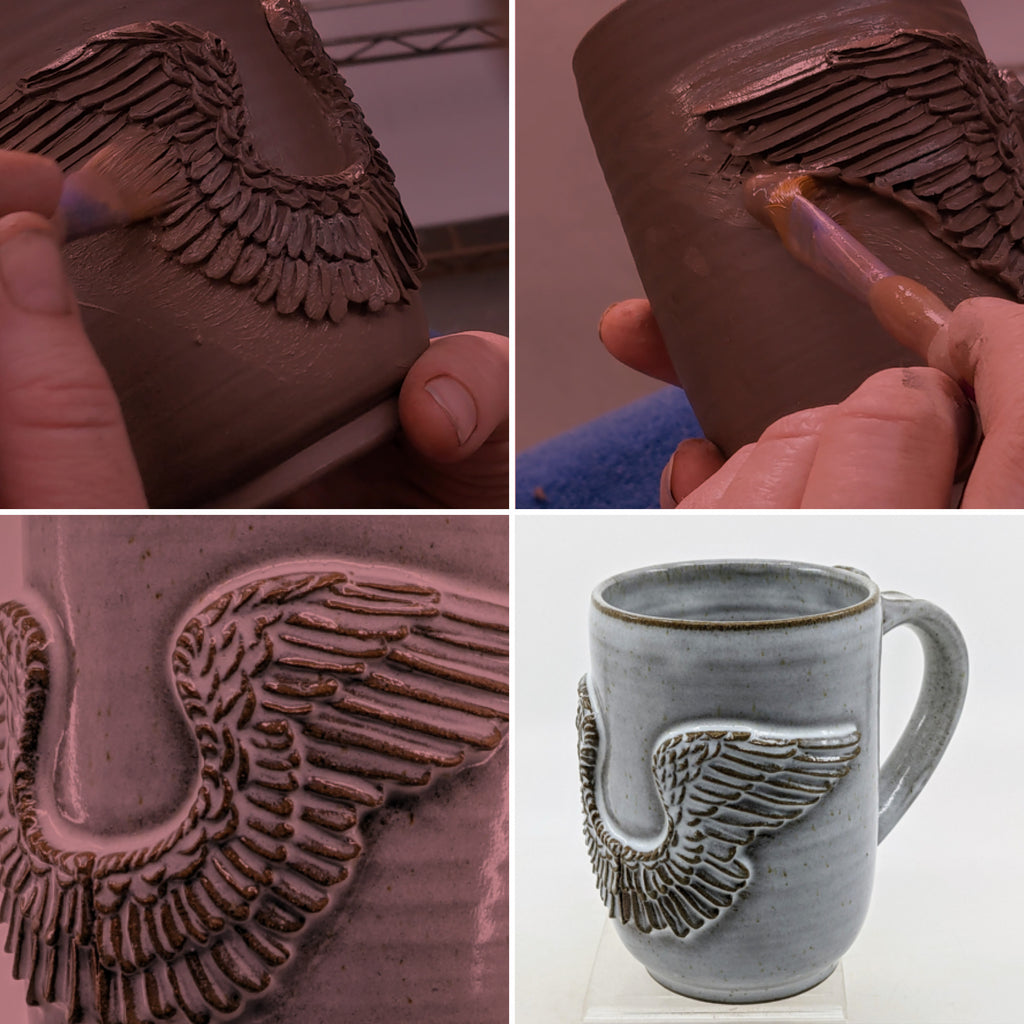 Creating a handmade pottery mug to honour healthcare workers