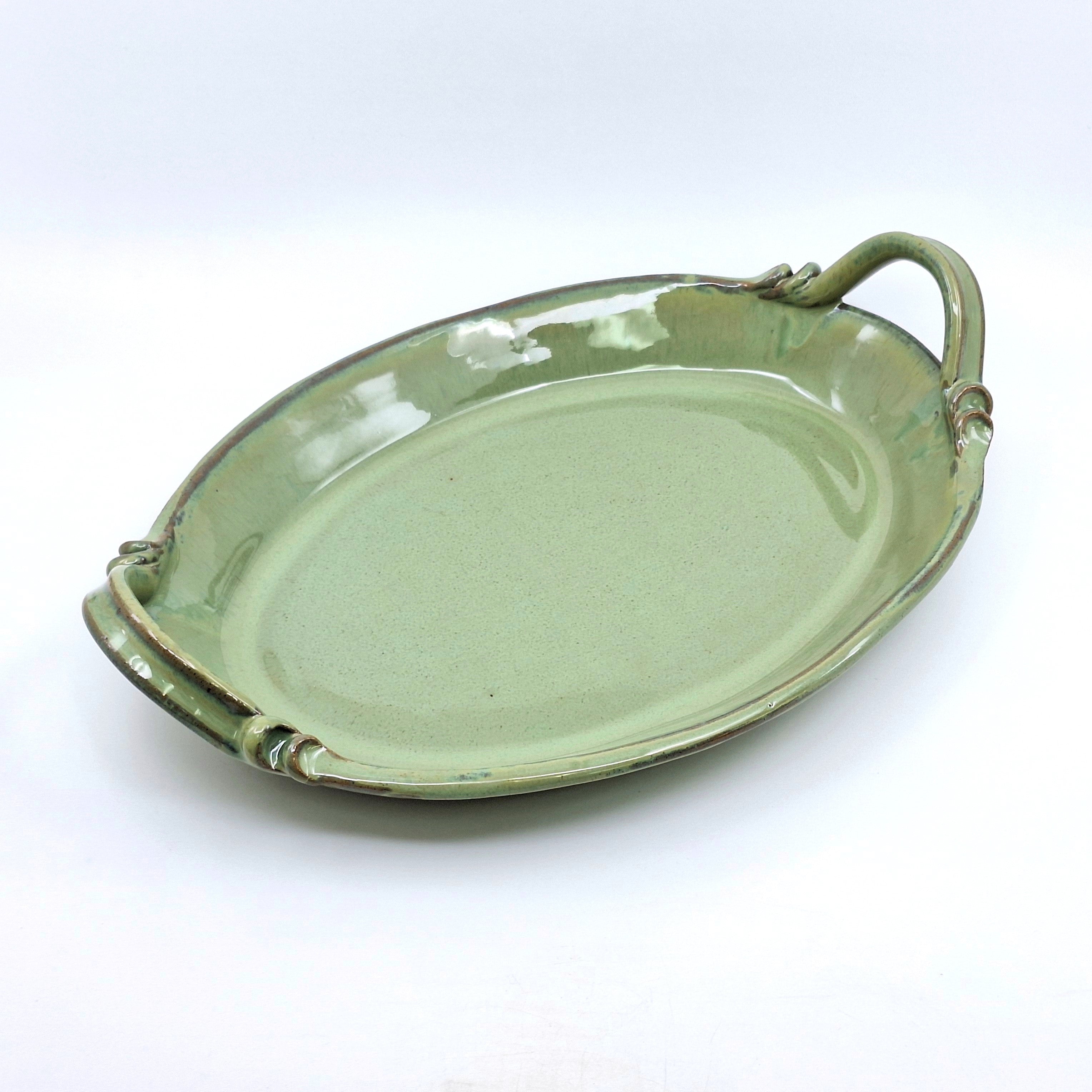 Serving Tray Large Oval Dish Large Oval Platter Earthborn Pottery
