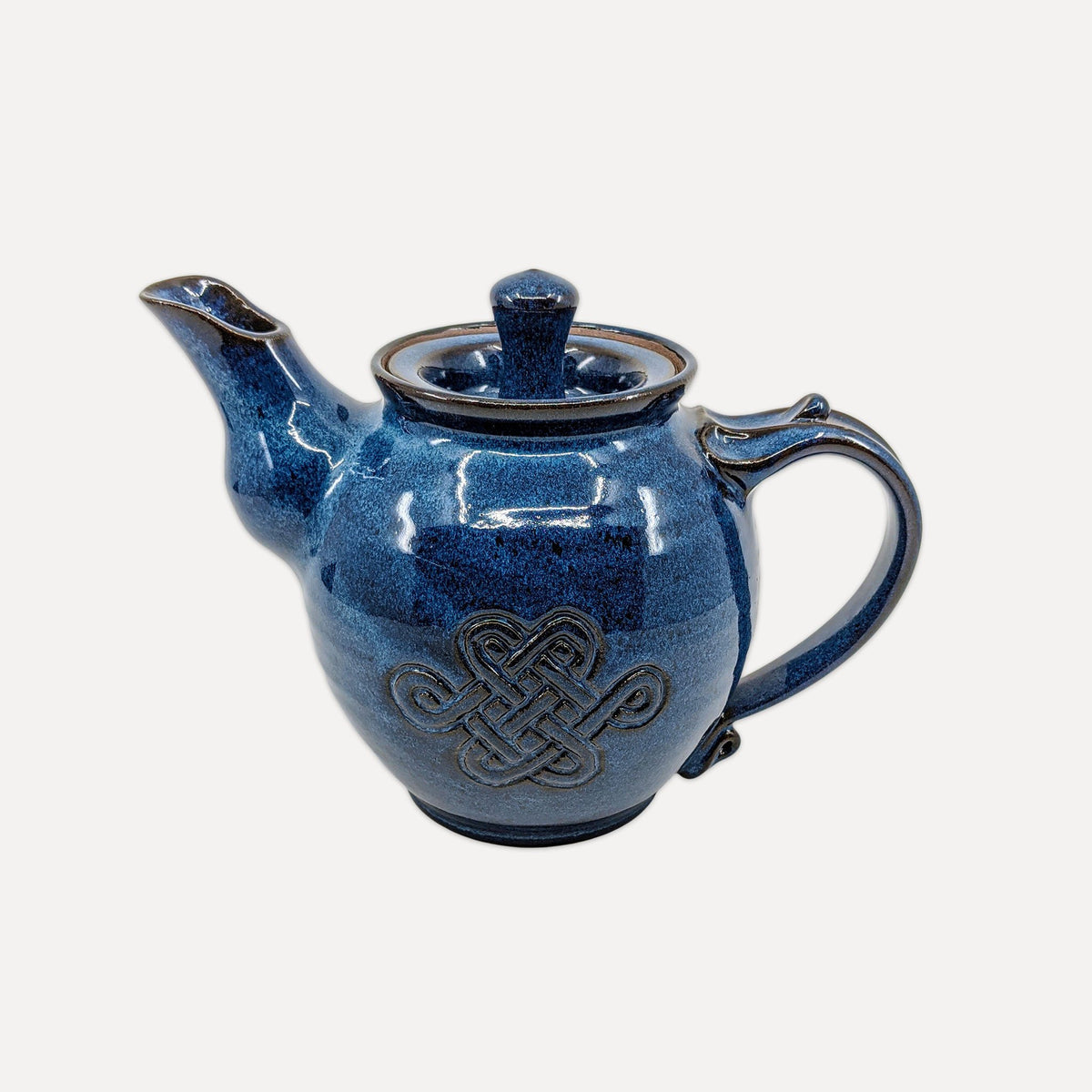 Teapot Celtic Knot Island Stoneware